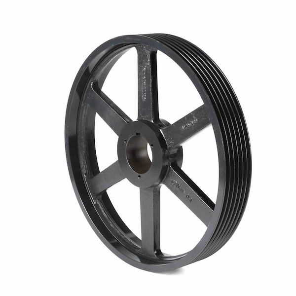 6 Groove Cast Iron Bushed Bore Multiple Sheave, 6S5V280
